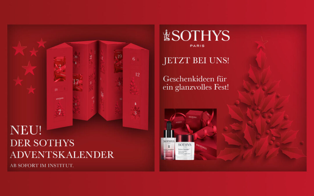 Angebote im November –  Powder Lips, Sothys XXL-Adventskalender und Weihnachtsgeschenke zum Vorzugspreis