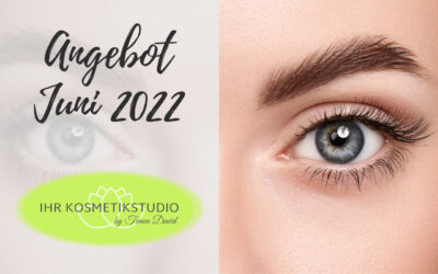 Angebot Juni: Wimpern- und Augenbrauenlifting inkl. Färben für 100 € (ohne Färben 80 €)